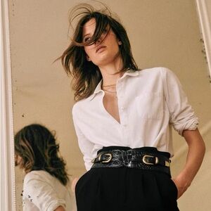 Sezane | Tom Boy Shirt | Size 34